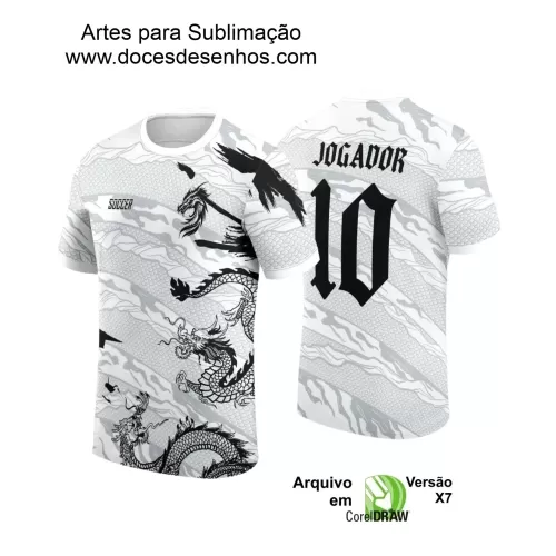 Interclasse 2025: Arte de Camiseta Escolar com Estilo Dragão