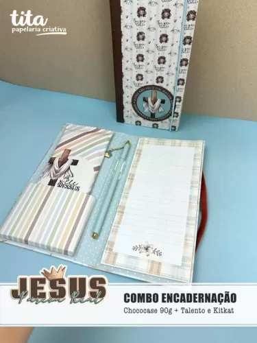 Combo Encadernação (Tita) Jesus Páscoa Real  
