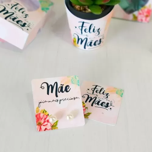 Kit Cards para Brincos – Dia das Mães