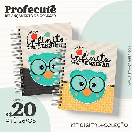 Kit Digital – Coleção ProfeCute | 2024 – Metamorpaper