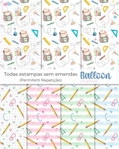 Kit Digital – Escola Feliz | Volta Às Aulas 2024 – Balloon Criativo