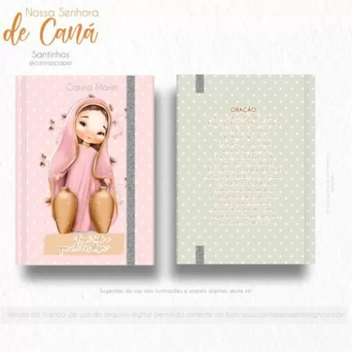 Kit Digital – Ilustrações Nossa Senhora de Caná (Santinhos) – Carina’s Paper