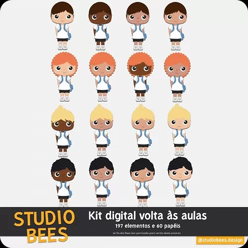 Kit Digital – Volta às aulas – Studio Bees