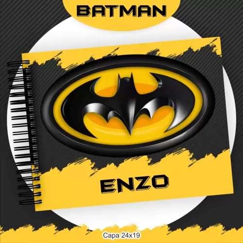 Kit Escolar | Saúde Encadernação 2024 – Batman – Pamella Vieira