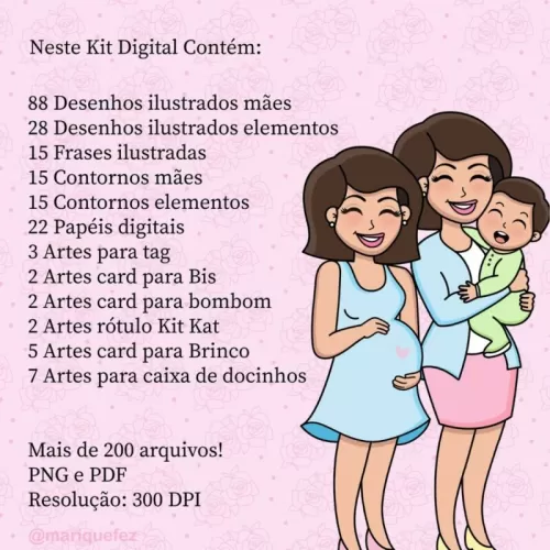 Mães Kit Digital – Mari que Fez