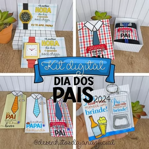 Mimos – Dia dos Pais 2024 - Desenhitos da Jana