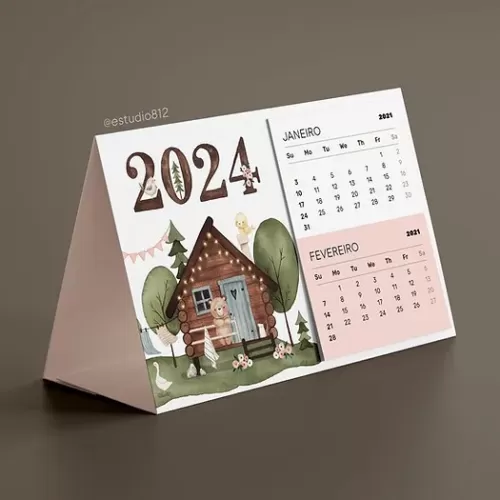 Mini Kit Digital Calendário 2024