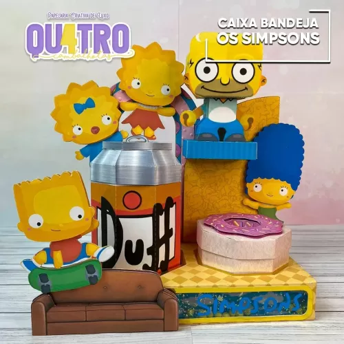 Os Simpsons – Caixa Bandeja – Quatro Cambalhotas