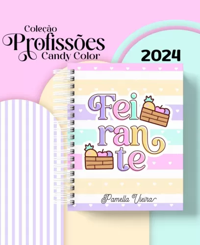 Pack Profissões Candy FEMININA 2024 – Encadernação – Pamella Vieira