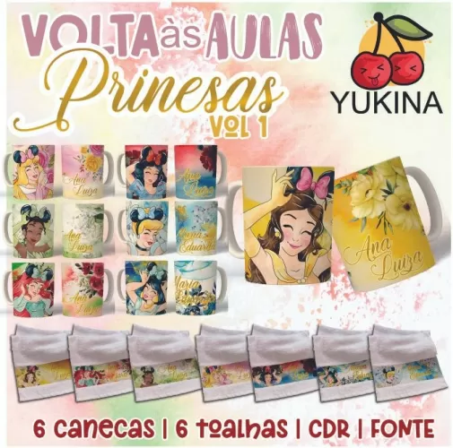 Pack Volta às Princesas Vol1 (Yukina)