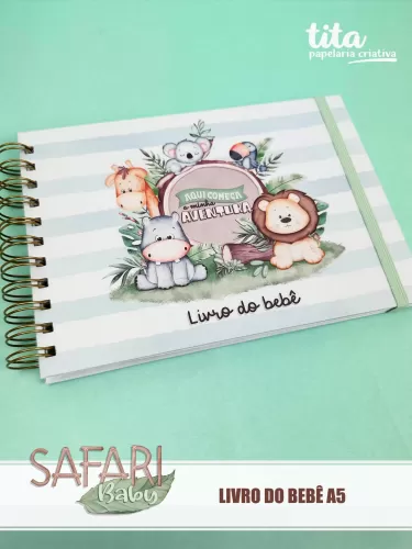 Safari & Floresta Baby – Combo Encadernação – Tita