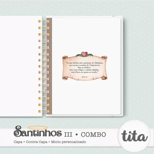 Santinhos 3 – Cadernos A5 (Tita)