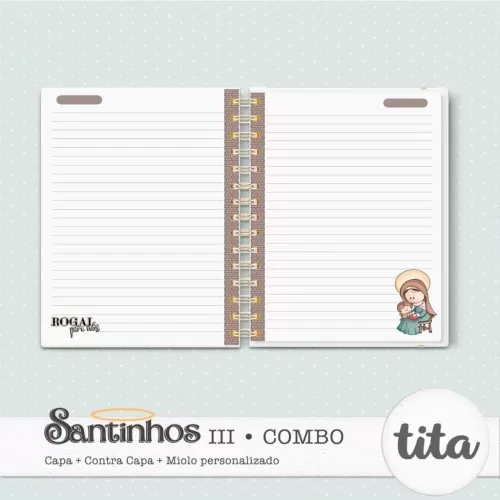 Santinhos 3 – Cadernos A5 (Tita)