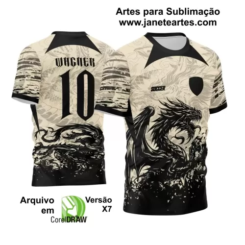 Template Camisa InterClasse 2024 Dragão Negro