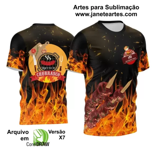 Template Camisa Profissão 2024 - Lanchonete Churrascaria