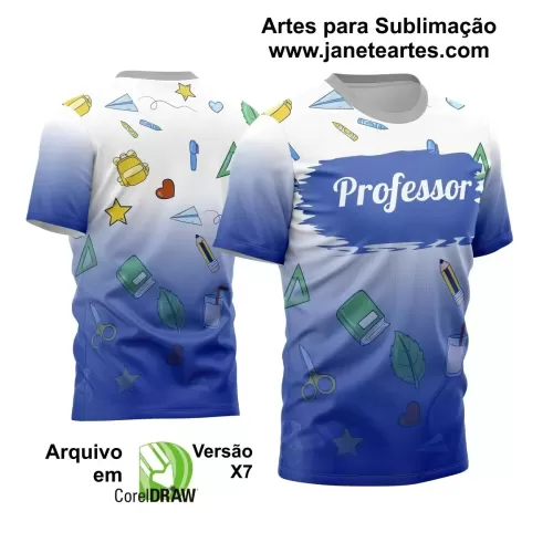 Template Camisa Profissão - Professor 2024