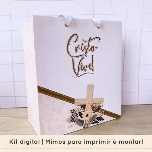 Verdadeira Páscoa 2024 – Mimos  Kit Digital (Papel Sorriso)