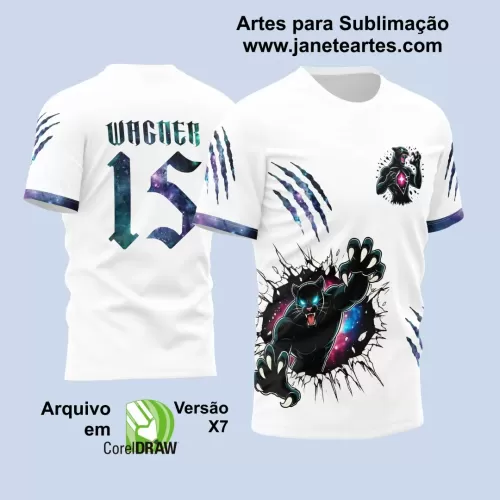 Vetor Camisa Interclasse Pantera Galaxy 2024